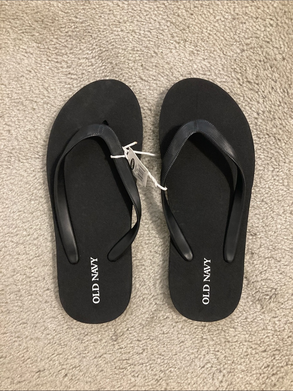 Old Navy Black “Old Style” Flip Flops